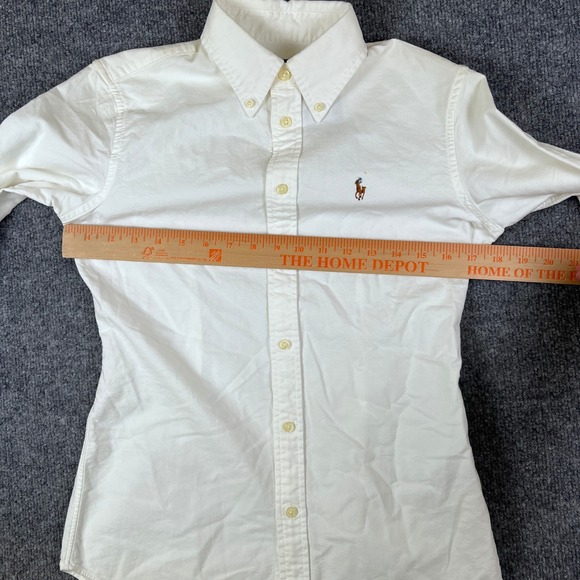 Ralph Lauren Shirt Mens XS White Oxford OCBD Long Sleeve Flesh Pony NEW NWT - Picture 8 of 11